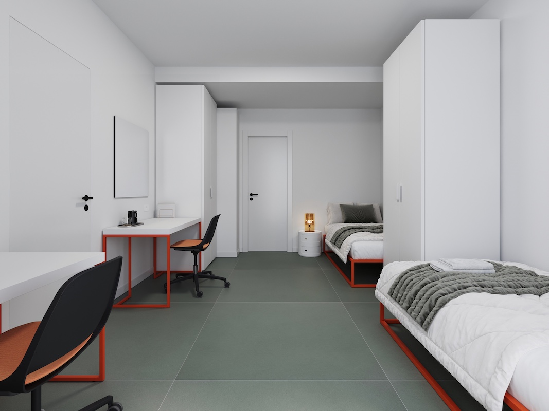 Camera doppia studenti – Residenza Universitaria Preziosina, zona Cimiano Milano